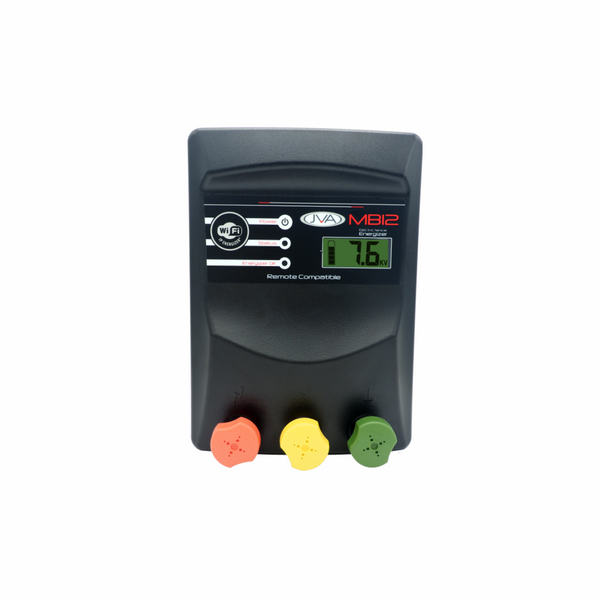 JVA MB12 Mains/Battery Electric Fence IP Energizer® 12J - Stafix