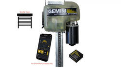 GEMINI Limit Learning Roll-Up Garage Door Motor (Single Door)