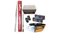 GEMINI Roll-Up Garage door motor kit (2x Single doors)