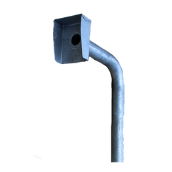 Gooseneck Galvanized incl. rain shield