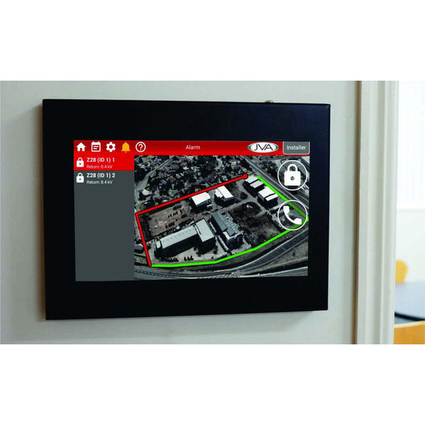 JVA Touch Keypad in Metal Frame (9 inches) - Stafix Electric Fence Centres